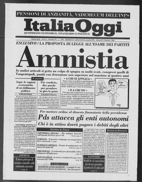 Italia oggi : quotidiano di economia finanza e politica